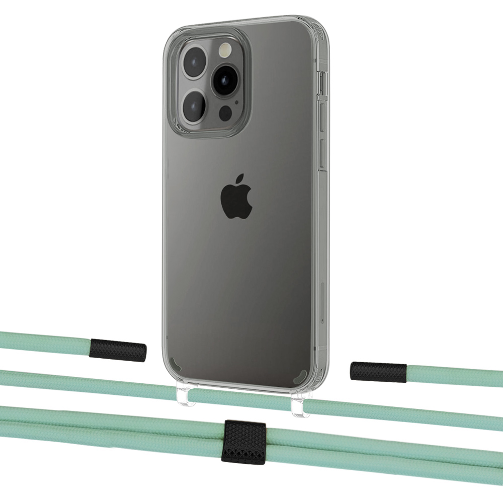 Чехол Upex Crossbody Protection Case для iPhone 13 Pro Crystal with Twine Pistachio and Fausset Matte Black
Чехол Upex Crossbody Protection Case для iPhone 13 Pro Crystal with Twine Pistachio and Fausset Matte Black