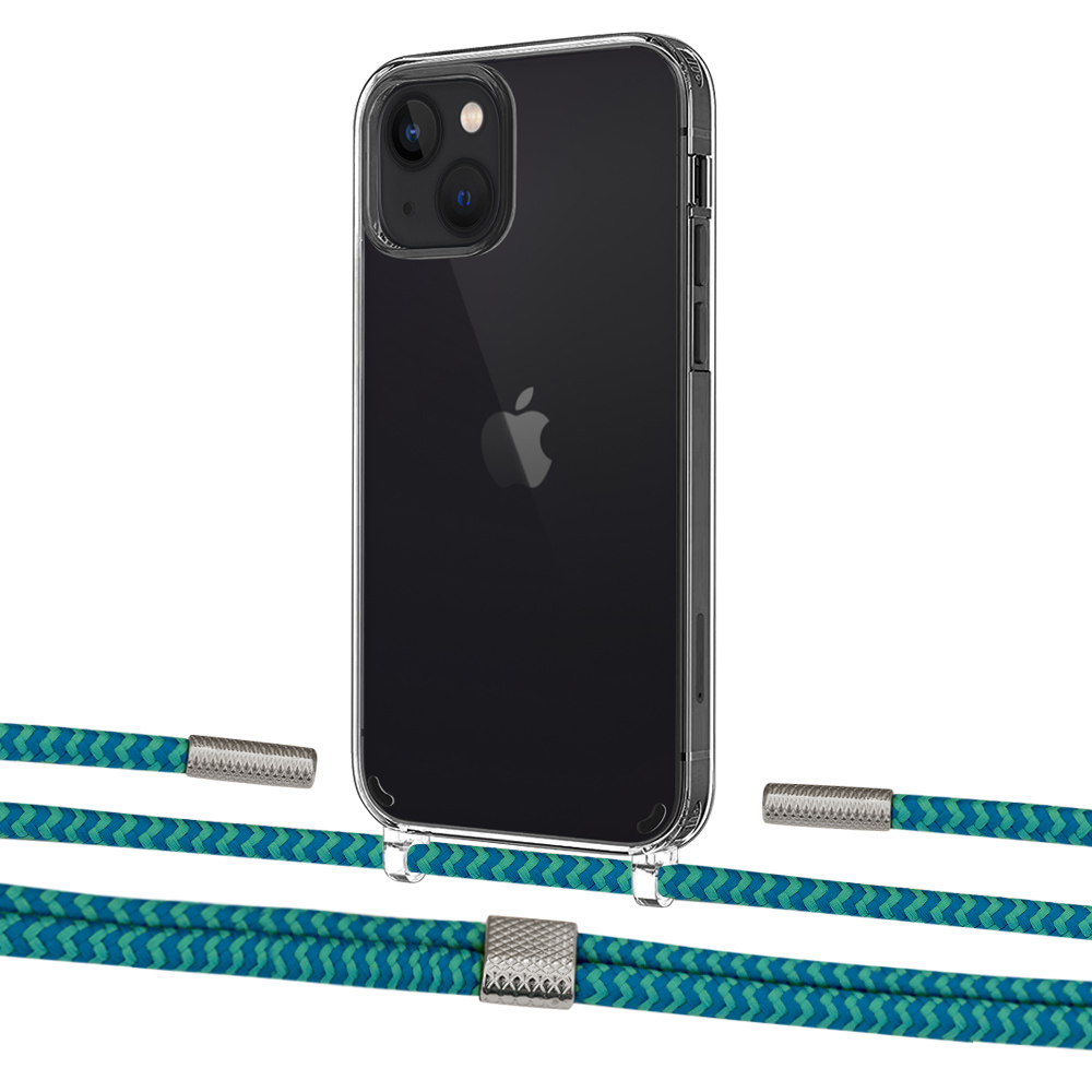 Чехол Upex Crossbody Protection Case для iPhone 13 mini Crystal with Twine Cyan and Fausset Silver
Чехол Upex Crossbody Protection Case для iPhone 13 mini Crystal with Twine Cyan and Fausset Silver