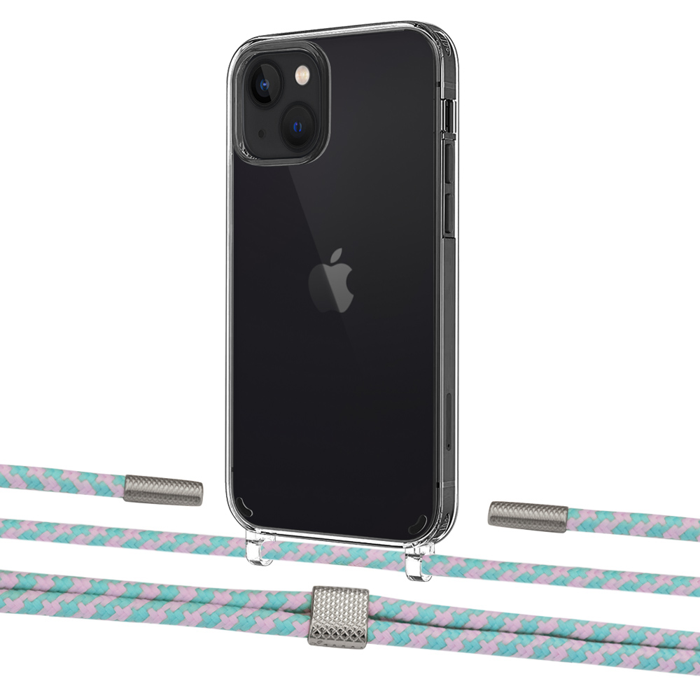 Чехол Upex Crossbody Protection Case для iPhone 13 mini Crystal with Twine Turquoise and Fausset Silver
Чехол Upex Crossbody Protection Case для iPhone 13 mini Crystal with Twine Turquoise and Fausset Silver