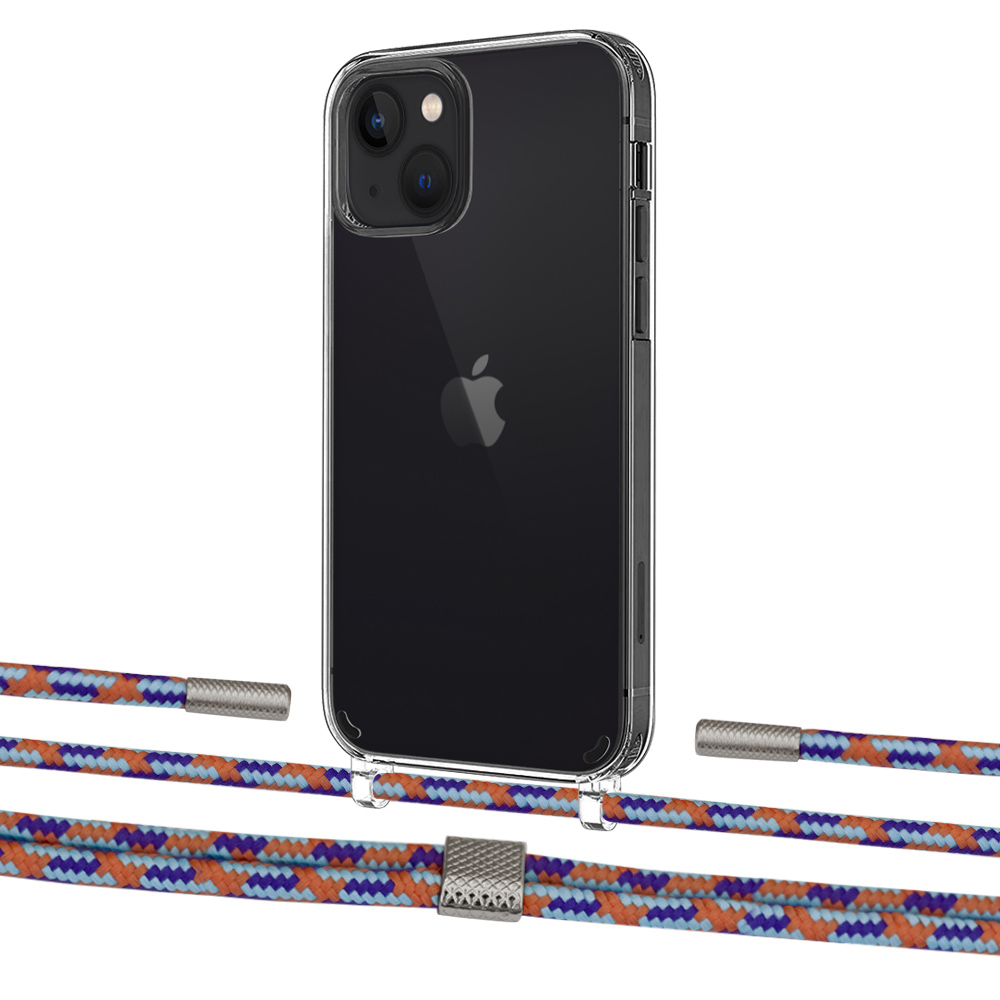 Чехол Upex Crossbody Protection Case для iPhone 13 Crystal with Twine Blue Sunset and Fausset Silver
Чехол Upex Crossbody Protection Case для iPhone 13 Crystal with Twine Blue Sunset and Fausset Silver