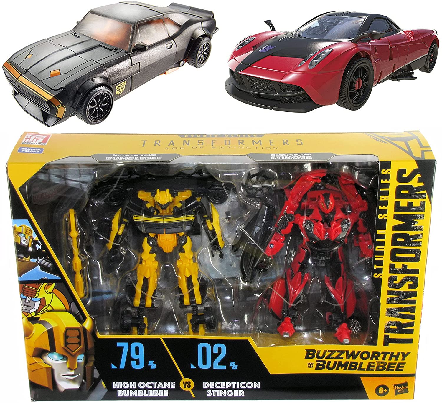Набор Трансформеров Бамблби Высокооктановый и Десептикон Стингер Transformers 79BB High Octane Bumblebee vs 02BB Decepticon Stinger Hasbro F1994
Набор Трансформеров Бамблби Высокооктановый и Десептикон Стингер Transformers 79BB High Octane Bumblebee vs 02BB Decepticon Stinger Hasbro F1994