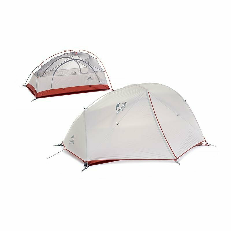 Намет надлегкий двомісний з футпринтом Naturehike Star-River 2 Updated NH17T012-T, 20D, сіро-червоний
Намет надлегкий двомісний з футпринтом Naturehike Star-River 2 Updated NH17T012-T, 20D, сіро-червоний