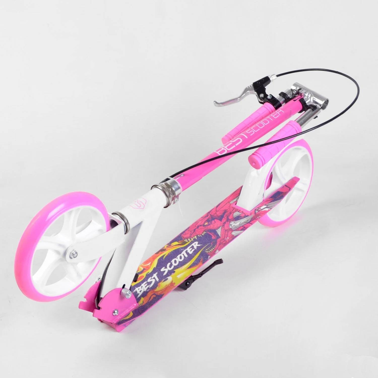 Детский двухколесный самокат "Best Scooter" с ручным тормозом, Розовый длина 52см, ширина деки 10см
Детский двухколесный самокат "Best Scooter" с ручным тормозом, Розовый длина 52см, ширина деки 10см