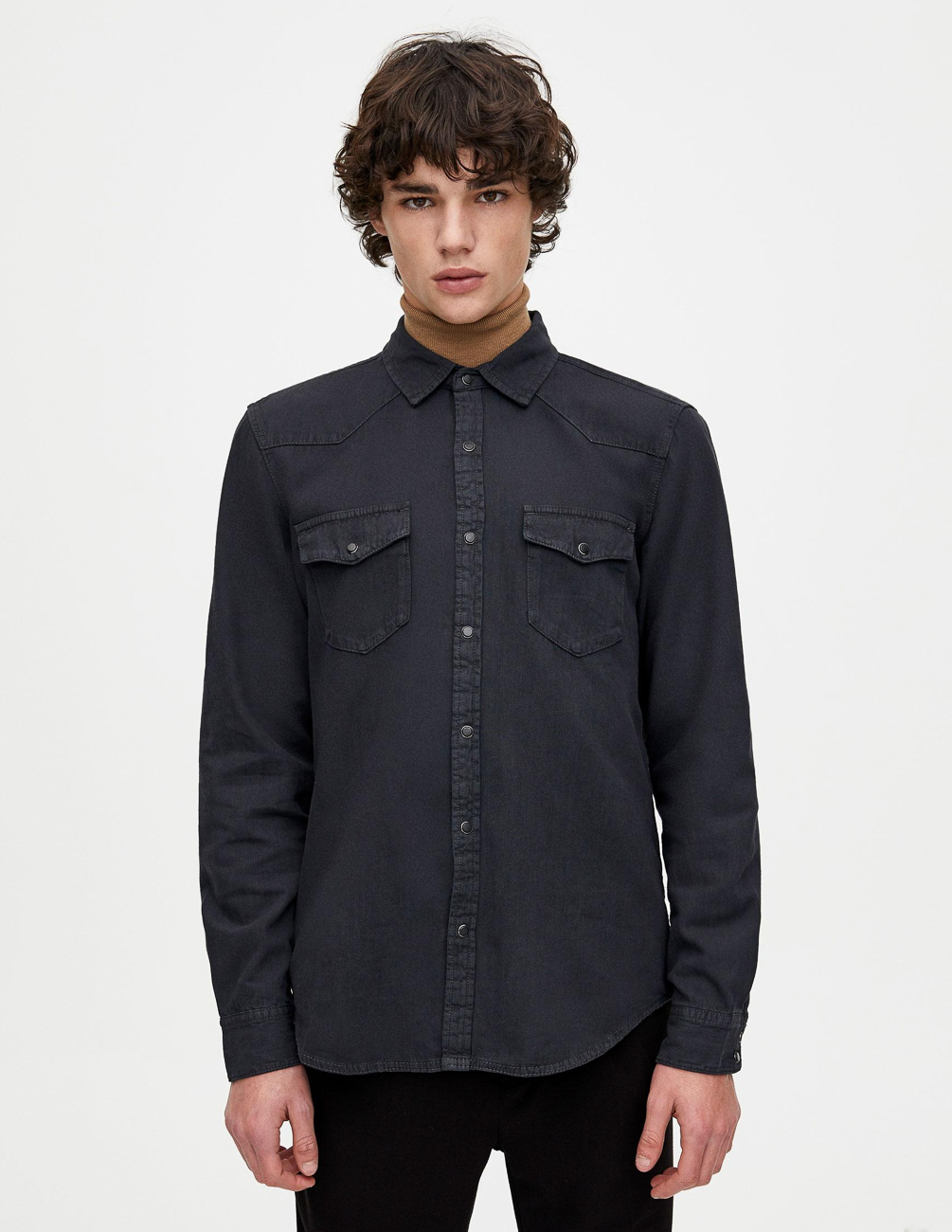 Рубашка д/р PULL & BEAR М0116119 (5470/511/800) цвет черный, Рубашка д/р PULL & BEAR М0116119 (5470/511/800) цвет черный M
Рубашка д/р PULL & BEAR М0116119 (5470/511/800) цвет черный, Рубашка д/р PULL & BEAR М0116119 (5470/511/800) цвет черный M