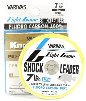 Флюорокарбон Varivas Light Game Fluoro Shock Leader 30 м #1.7 7 Lb NEW 0.218 мм Прозрачный (РБ-670210)
Флюорокарбон Varivas Light Game Fluoro Shock Leader 30 м #1.7 7 Lb NEW 0.218 мм Прозрачный (РБ-670210)