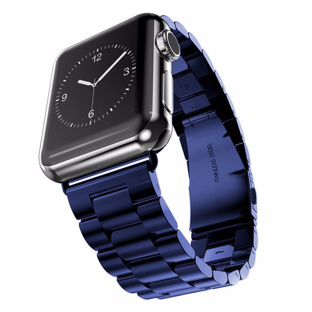Ремешок металлический BlackPink 3-Bead Metal Band for Apple Watch 38 | 40 mm, Синий
Ремешок металлический BlackPink 3-Bead Metal Band for Apple Watch 38 | 40 mm, Синий