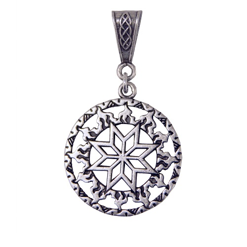 Амулет кулон Алатырь в Солнечном круге Semantic Jewelry Серебрение 5.0 x 2.8 x 0.2 см
Амулет кулон Алатырь в Солнечном круге Semantic Jewelry Серебрение 5.0 x 2.8 x 0.2 см