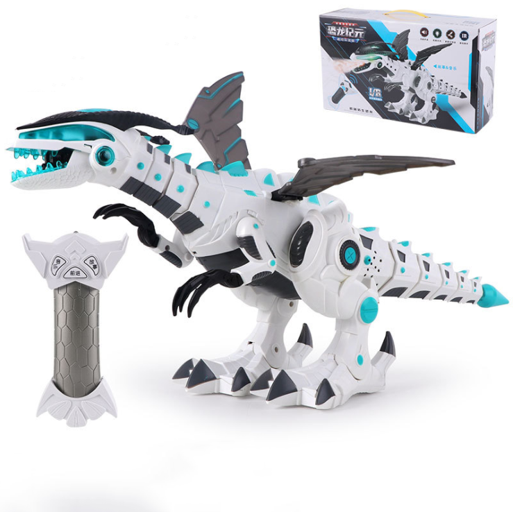 Динозавр на радиоуправлении ERA Dino с подсветкой звуком ходит дышит паром и рассказывает сказки 0868-2
Динозавр на радиоуправлении ERA Dino с подсветкой звуком ходит дышит паром и рассказывает сказки 0868-2
