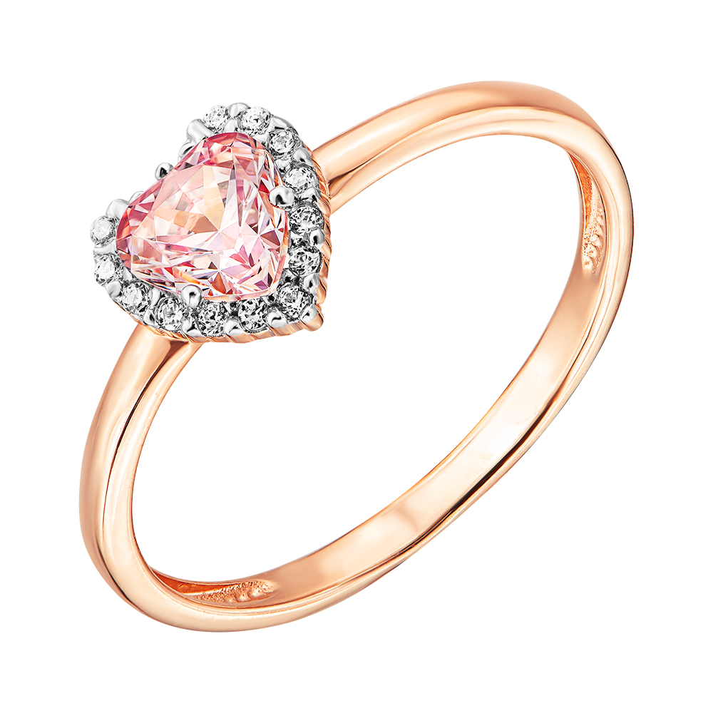 Золотое кольцо в комбинированном цвете с розовым и белыми фианитами S Zirconia 000137481 19 размера
Золотое кольцо в комбинированном цвете с розовым и белыми фианитами S Zirconia 000137481 19 размера