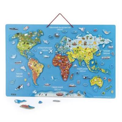 Пазл Viga Toys магнитный Карта мира с маркерной доской, на украинском языке (44508)
Пазл Viga Toys магнитный Карта мира с маркерной доской, на украинском языке (44508)