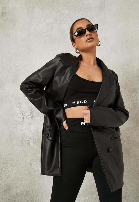 Женский пиджак из экокожи Missguided чёрный, Женский пиджак из экокожи Missguided XS чёрный
Женский пиджак из экокожи Missguided чёрный, Женский пиджак из экокожи Missguided XS чёрный