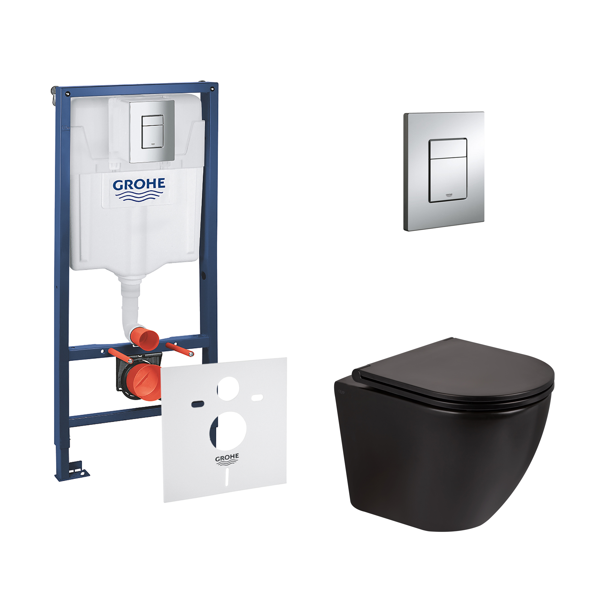 Набор инсталляция 4 в 1 Grohe Rapid SL 38772001 + унитаз с сиденьем Qtap Tern QT13332141ERMB
Набор инсталляция 4 в 1 Grohe Rapid SL 38772001 + унитаз с сиденьем Qtap Tern QT13332141ERMB