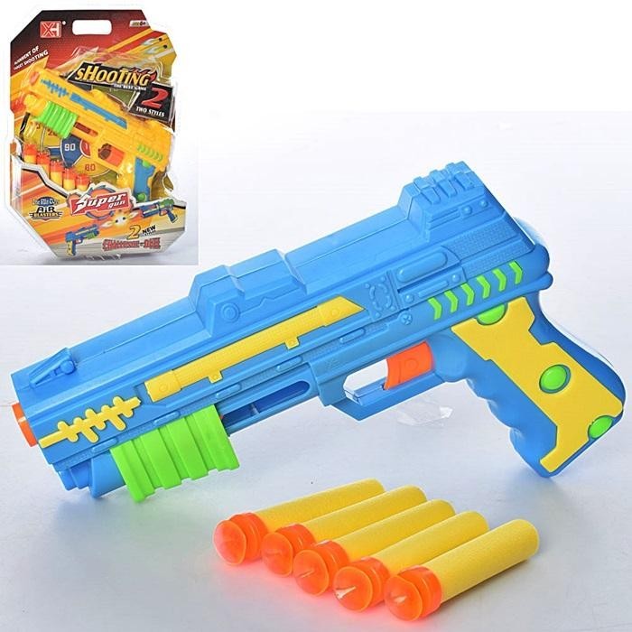 Игровой набор 2 в 1 скорострельный бластер + мишень игтерактивная игра пистолет пулемет оружие с мягкими пулями присосками 5 шт бластер для мальчика и девочки XH012A
Игровой набор 2 в 1 скорострельный бластер + мишень игтерактивная игра пистолет пулемет оружие с мягкими пулями присосками 5 шт бластер для мальчика и девочки XH012A