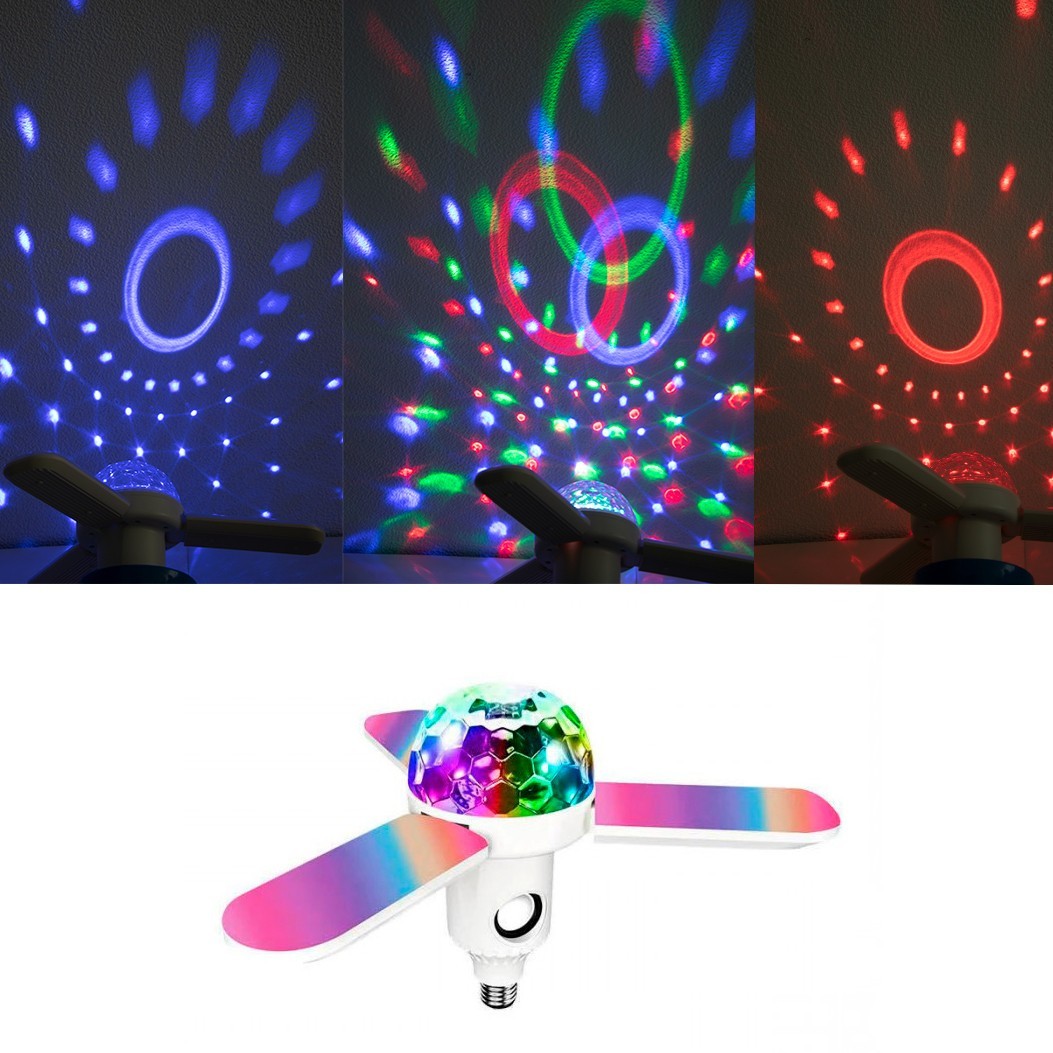 Дискошар - світломузика для дому "Music lamp RGBW", стельова диско лампа з 3 лопатями і блютузом (VS7004534)
Дискошар - світломузика для дому "Music lamp RGBW", стельова диско лампа з 3 лопатями і блютузом (VS7004534)
