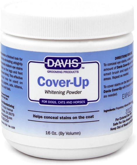 Пудра Davis Cover-Up Whitening Powder отбеливающая для светлой шерсти собак и котов 300 г
Пудра Davis Cover-Up Whitening Powder отбеливающая для светлой шерсти собак и котов 300 г
