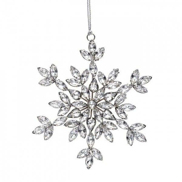 Подвеска новогодняя металлическая Снежинка 13 см. Flora 34347 (NAT09798) 
Подвеска новогодняя металлическая Снежинка 13 см. Flora 34347 (NAT09798)