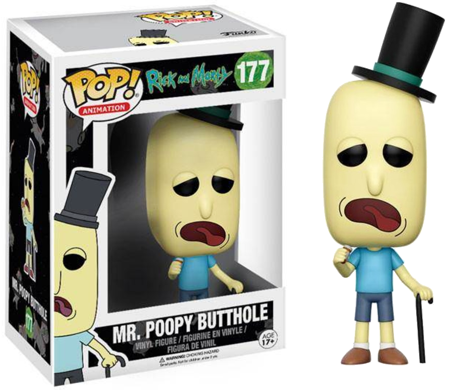 Фигурка Funko Pop Фанко Поп Рик и Морти мистер Пупи Rick and Morty Mr. Poopy Butthole 10 cм RM 177
Фигурка Funko Pop Фанко Поп Рик и Морти мистер Пупи Rick and Morty Mr. Poopy Butthole 10 cм RM 177