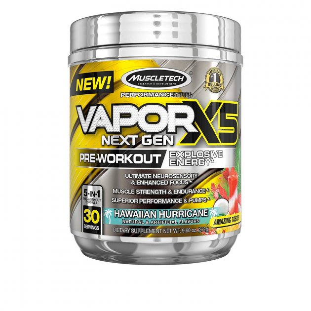 Предтренировочный комплекс MuscleTech Vapor X5, 266 грамм гавайский ураган (352974) 
Предтренировочный комплекс MuscleTech Vapor X5, 266 грамм гавайский ураган (352974)