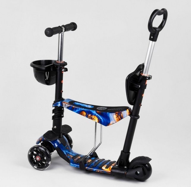 Детский Самокат 5 в 1 с подножками и родительской ручкой Best Scooter, Електро , PU колеса, Подсветка колес
Детский Самокат 5 в 1 с подножками и родительской ручкой Best Scooter, Електро , PU колеса, Подсветка колес