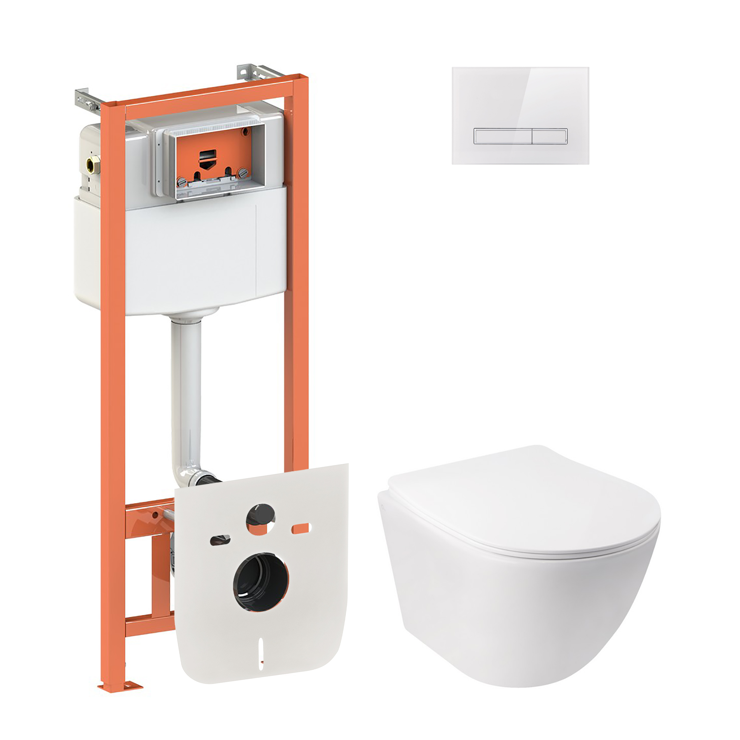 Набор Qtap инсталляция 4 в 1 с панелью смыва Nest (QT0133M425 + QT0111V1105GW) + унитаз с сиденьем Jay QT07335176W
Набор Qtap инсталляция 4 в 1 с панелью смыва Nest (QT0133M425 + QT0111V1105GW) + унитаз с сиденьем Jay QT07335176W