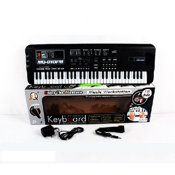 Детское Пианино Орган Piano MQ-010FM 61 клавиша, с Микрофоном, фм Радио, от сети и батареек
Детское Пианино Орган Piano MQ-010FM 61 клавиша, с Микрофоном, фм Радио, от сети и батареек