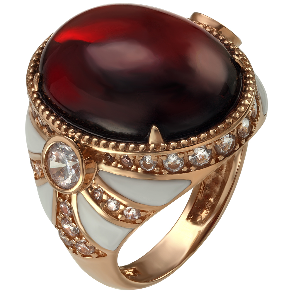 Золотое кольцо с гранатом, фианитами и эмалью Tango Jewellery Company 364585Е размер 20
Золотое кольцо с гранатом, фианитами и эмалью Tango Jewellery Company 364585Е размер 20