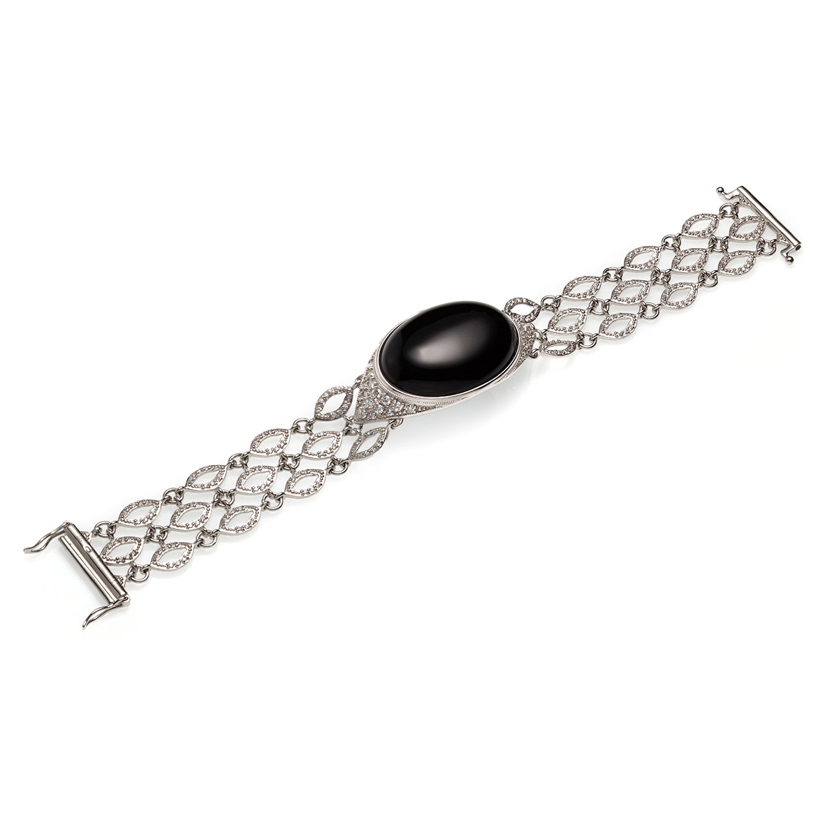 Серебряный браслет с агатом и фианитами Tango Jewellery Company 839004С размер 200
Серебряный браслет с агатом и фианитами Tango Jewellery Company 839004С размер 200
