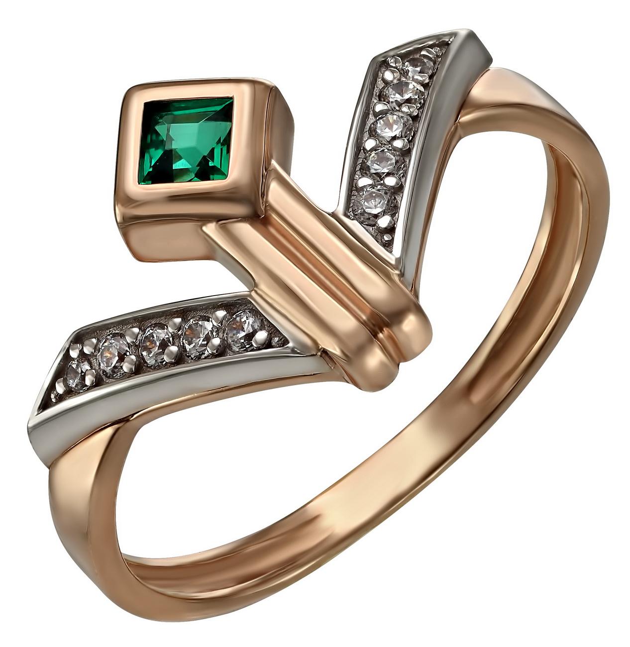 Золотое кольцо с изумрудом и фианитами Tango Jewellery Company 377758 размер 17
Золотое кольцо с изумрудом и фианитами Tango Jewellery Company 377758 размер 17