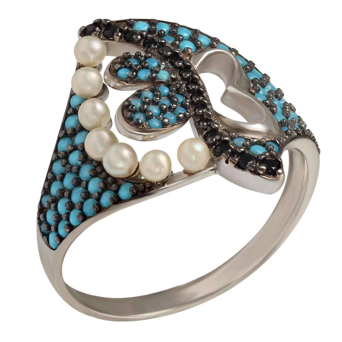 Серебряное кольцо с нанокристаллами, жемчугом и фианитами Tango Jewellery Company 380191С размер 18.5
Серебряное кольцо с нанокристаллами, жемчугом и фианитами Tango Jewellery Company 380191С размер 18.5