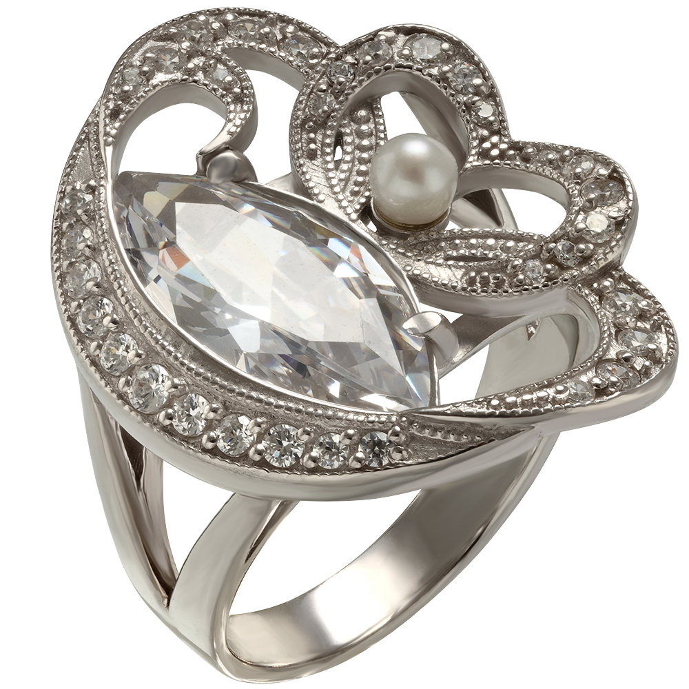 Серебряное кольцо с жемчугом и фианитами Tango Jewellery Company 320847С размер 17
Серебряное кольцо с жемчугом и фианитами Tango Jewellery Company 320847С размер 17