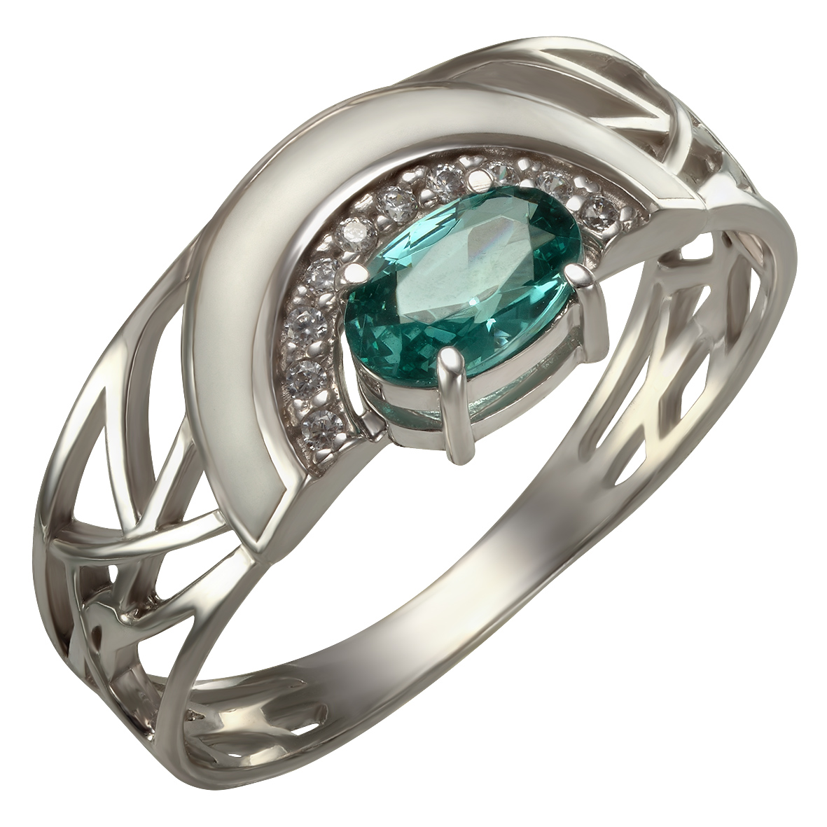 Серебряное кольцо с нанокристаллом, фианитами с эмалью Tango Jewellery Company 330676А размер 17.5
Серебряное кольцо с нанокристаллом, фианитами с эмалью Tango Jewellery Company 330676А размер 17.5