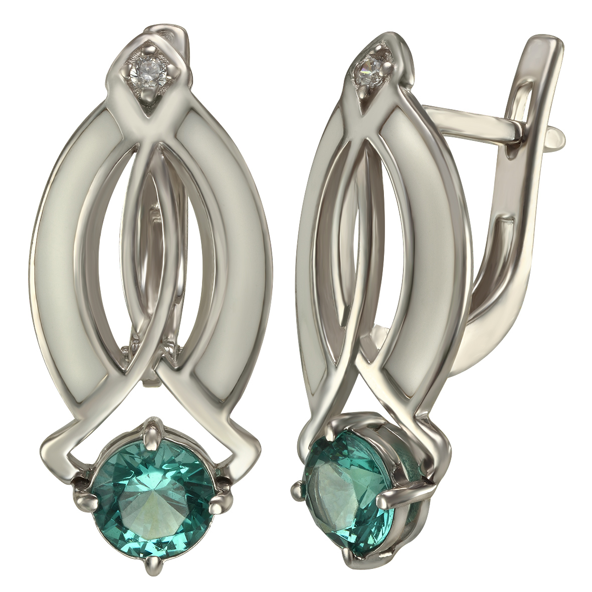 Серебряные серьги с фианитами, нанокристаллами и эмалью Tango Jewellery Company 430871А
Серебряные серьги с фианитами, нанокристаллами и эмалью Tango Jewellery Company 430871А