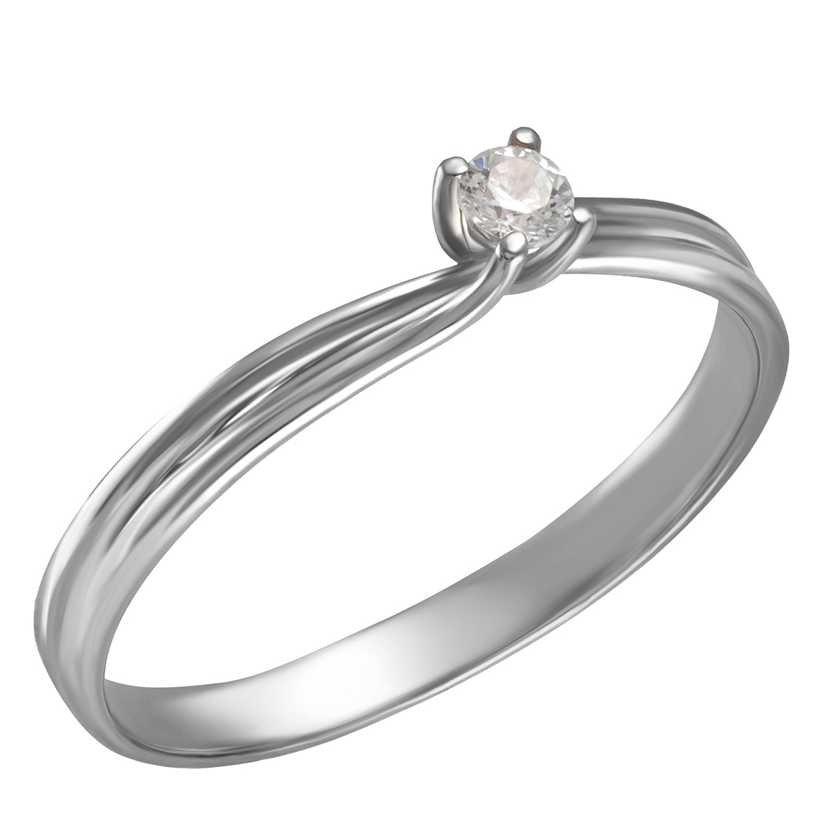 Кольцо в белом золоте с бриллиантом Tango Jewellery Company 740350В размер 17.5
Кольцо в белом золоте с бриллиантом Tango Jewellery Company 740350В размер 17.5