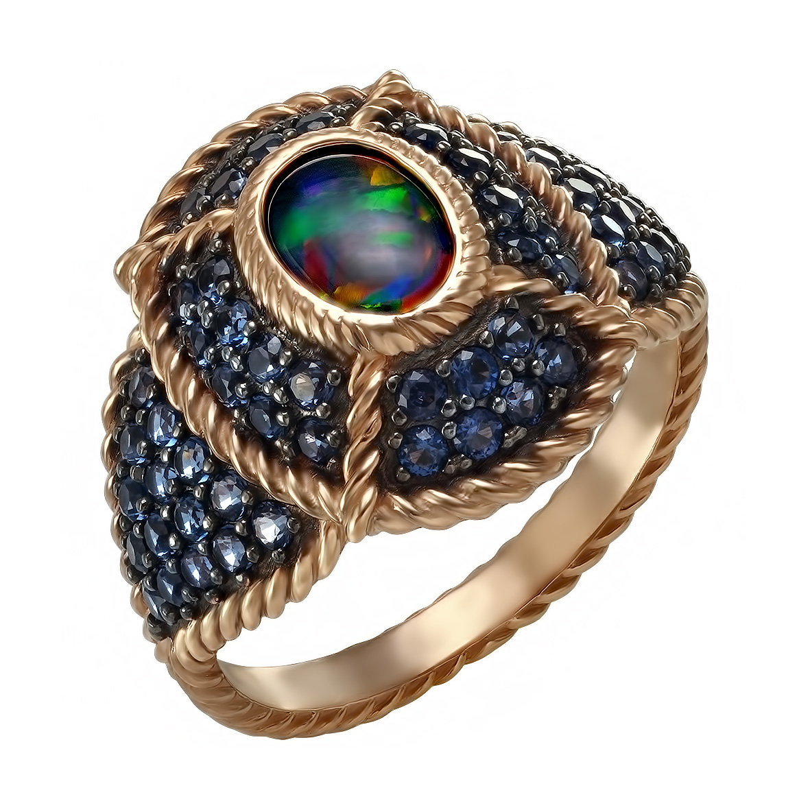 Золотое кольцо с опалом и нанокристаллами Tango Jewellery Company 3723737 размер 18
Золотое кольцо с опалом и нанокристаллами Tango Jewellery Company 3723737 размер 18