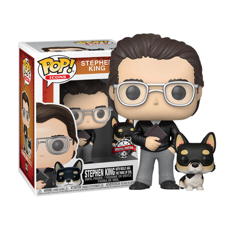 Фигурка Funko Pop Фанко Поп Стивен Кинг с Молли Stephen King with Molly 10см FP I 53
Фигурка Funko Pop Фанко Поп Стивен Кинг с Молли Stephen King with Molly 10см FP I 53