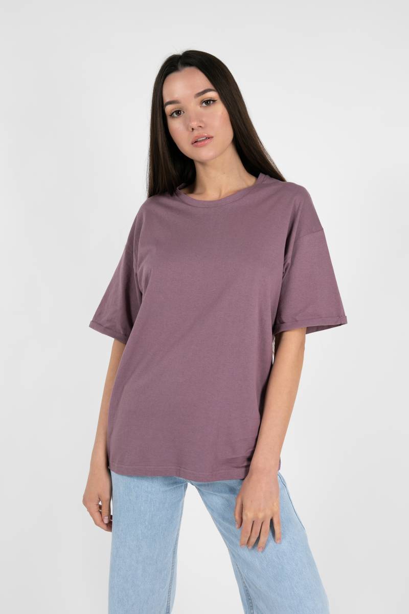 Футболка однотонная универсальная ROMASHKA лиловая
Футболка однотонная универсальная ROMASHKA лиловая
