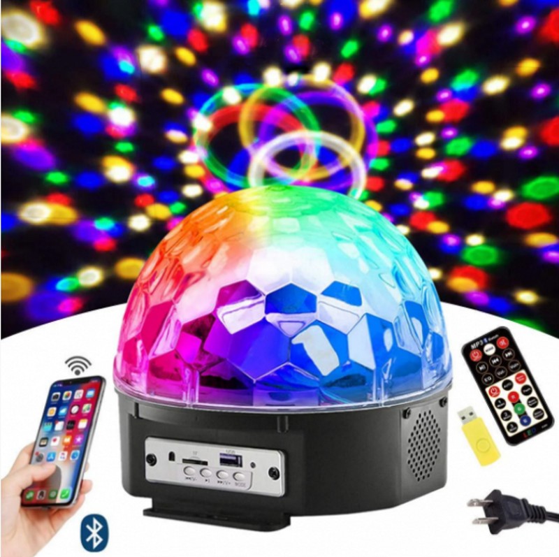 Диско лампа Musik Ball M6 + BT, Светодиодный музыкальный диско-шар для помещения, диско шар с блютузом
Диско лампа Musik Ball M6 + BT, Светодиодный музыкальный диско-шар для помещения, диско шар с блютузом