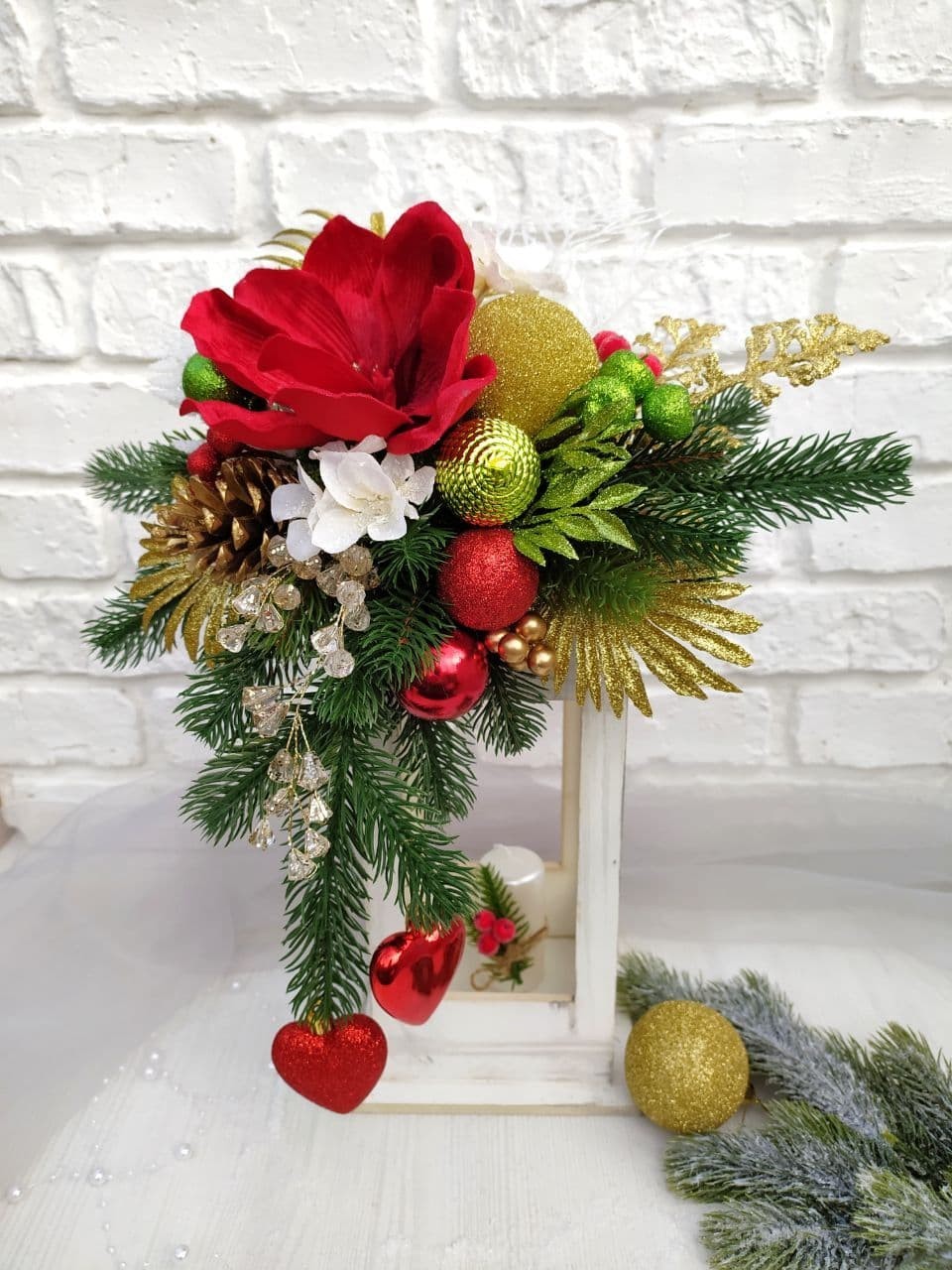 Новогодняя Композиция в Деревянном кашпо Новогодний Фонарик 43 х 33 см Разноцветный 903
Новогодняя Композиция в Деревянном кашпо Новогодний Фонарик 43 х 33 см Разноцветный 903