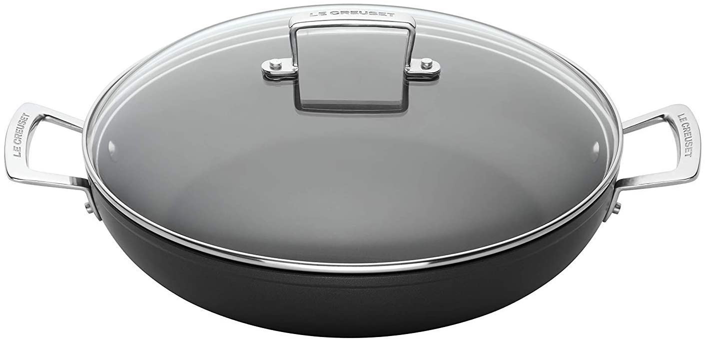 Сковорода Le Creuset алюминиевая с антипригарным покрытием низкая с толстым дном 2,7 л 26 см Черная
Сковорода Le Creuset алюминиевая с антипригарным покрытием низкая с толстым дном 2,7 л 26 см Черная
