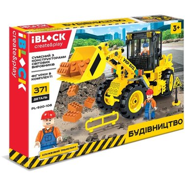 Конструктор "БУДІВНИЦТВО" IBLOCK PL-920-108 (371дет., В коробці) (2000904135899)
Конструктор "БУДІВНИЦТВО" IBLOCK PL-920-108 (371дет., В коробці) (2000904135899)