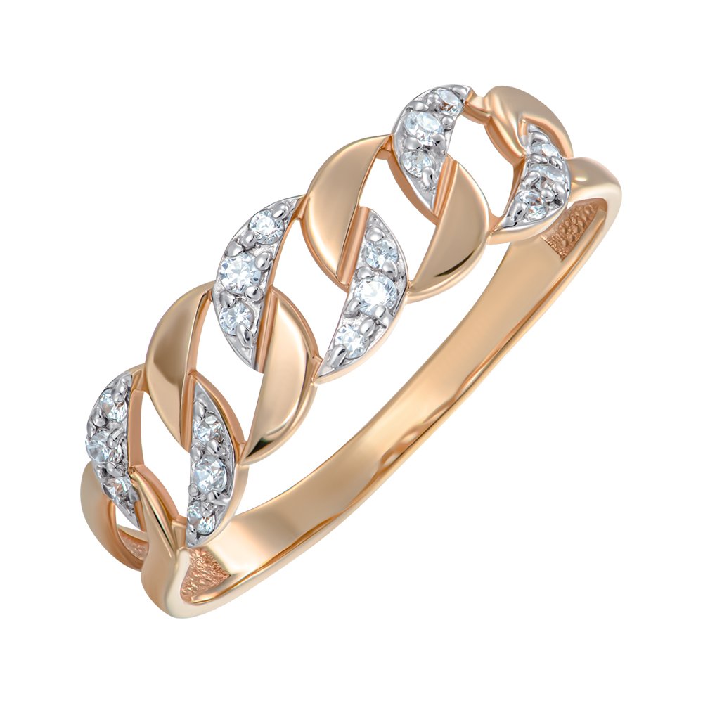 Кольцо из красного золота с фианитами 000149943 17.5 размера
Кольцо из красного золота с фианитами 000149943 17.5 размера