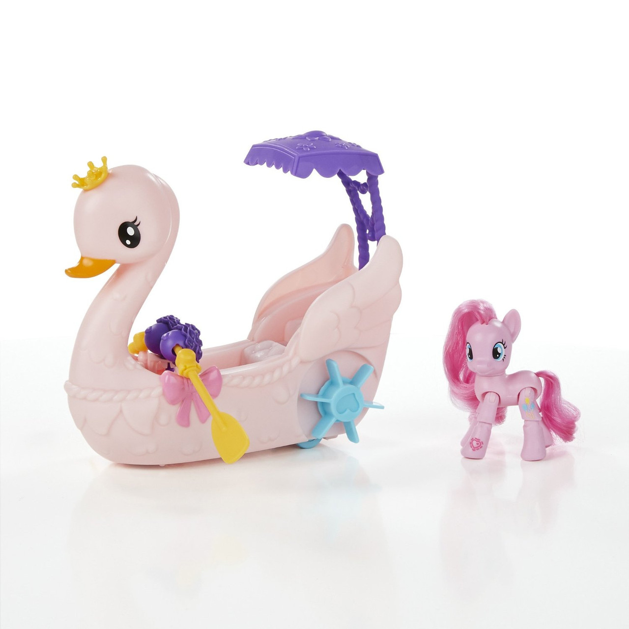 Детский Игровой набор для Девочек My Little Pony - Пинки Пай на лодке в виде розового лебедя с веслами и зонтом
Детский Игровой набор для Девочек My Little Pony - Пинки Пай на лодке в виде розового лебедя с веслами и зонтом