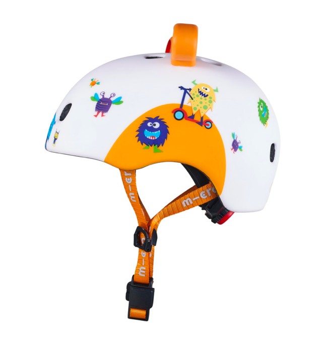 Шлем Micro Micro 3D Monsters LED S защитный шлем детский S размер 48 - 53 см монстры белый
Шлем Micro Micro 3D Monsters LED S защитный шлем детский S размер 48 - 53 см монстры белый
