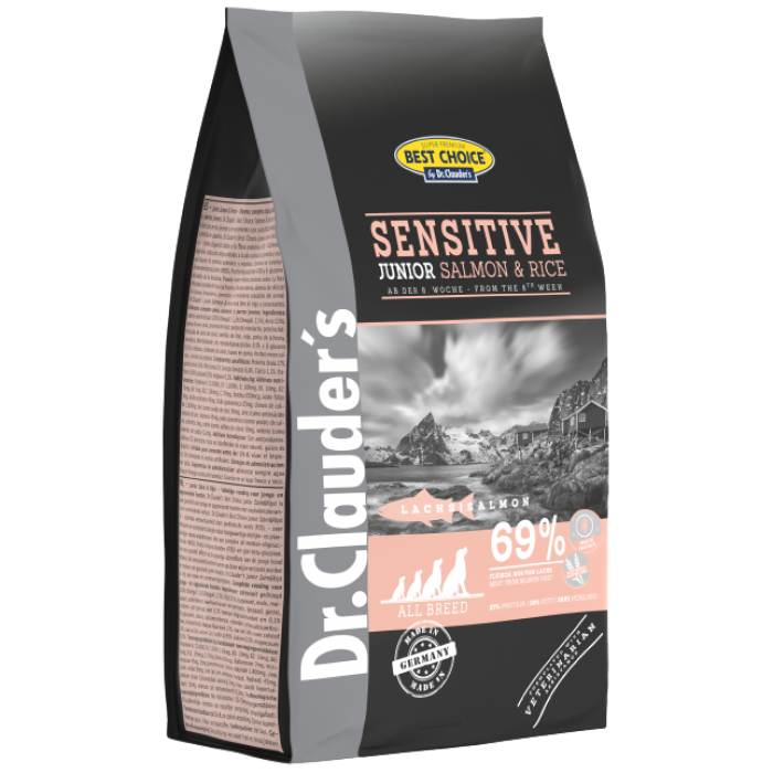 Сухой корм Dr.Clauder's Sensetive Junior Salmon Rice для щенков всех пород при пищевых аллергиях и потере аппетита 20 кг
Сухой корм Dr.Clauder's Sensetive Junior Salmon Rice для щенков всех пород при пищевых аллергиях и потере аппетита 20 кг