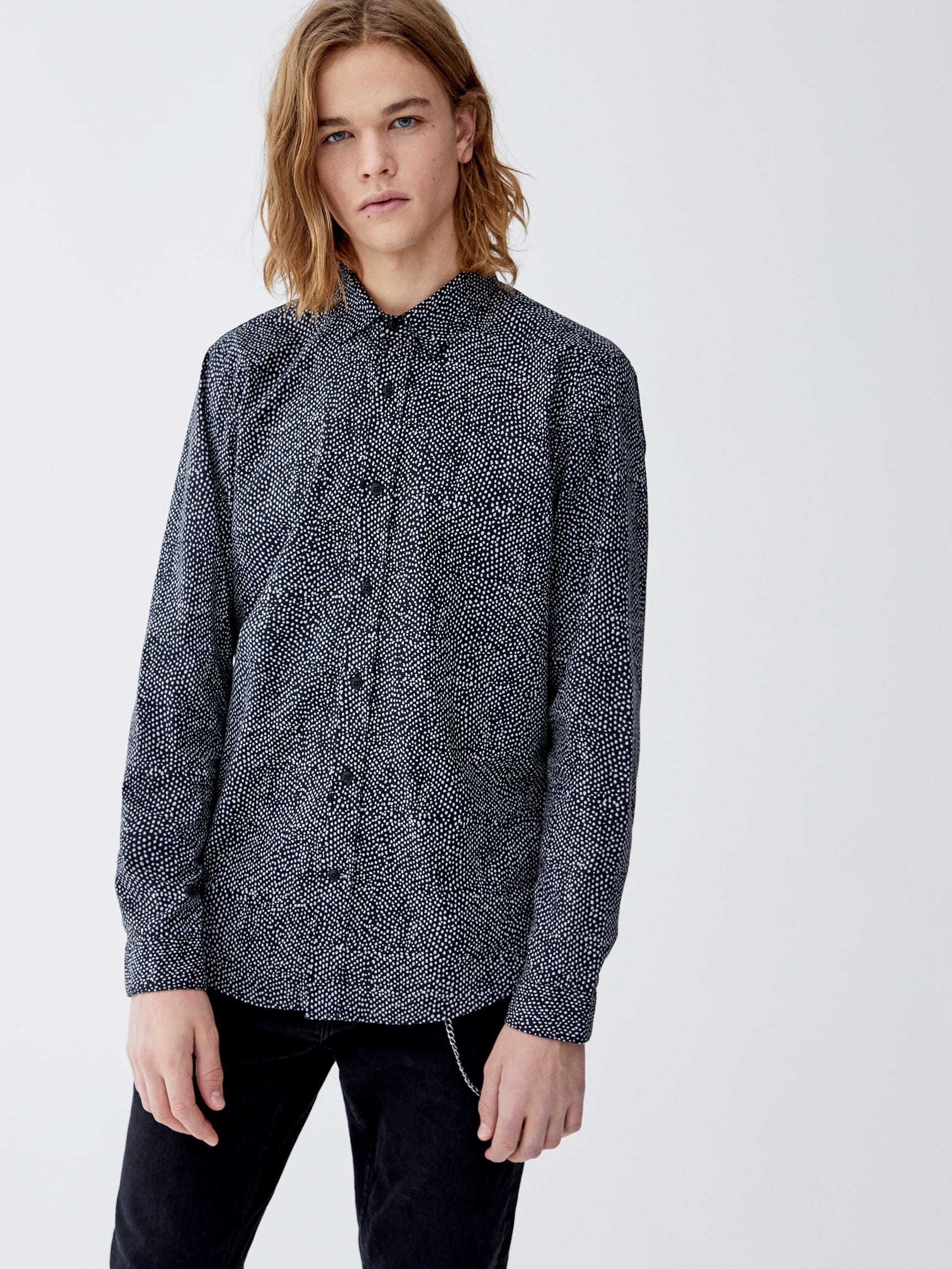 Рубашка Pull & Bear 9471/558/800 Черная с серым, Рубашка Pull & Bear 9471/558/800 S Черная с серым
Рубашка Pull & Bear 9471/558/800 Черная с серым, Рубашка Pull & Bear 9471/558/800 S Черная с серым