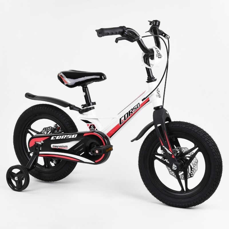 Детский 2-х колёсный велосипед 14" CORSO MG-05078 Магниева рама, Литые диски, Дисковые тормоза, собран на 75%
Детский 2-х колёсный велосипед 14" CORSO MG-05078 Магниева рама, Литые диски, Дисковые тормоза, собран на 75%