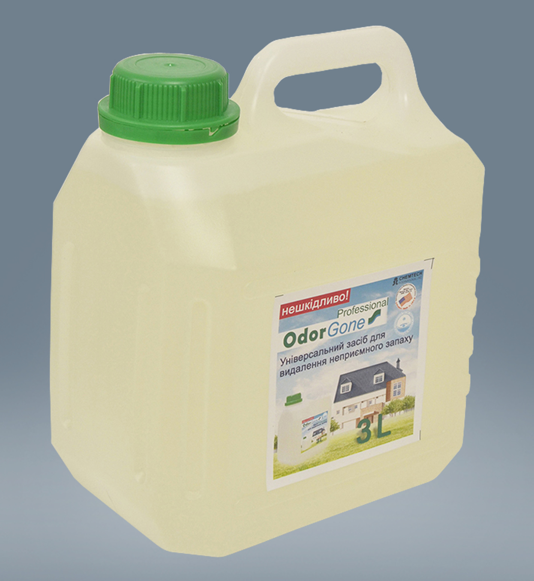 Универсальный нейтрализатор неприятных запахов Chemtech International OdorGone Professional for Home 3 л
Универсальный нейтрализатор неприятных запахов Chemtech International OdorGone Professional for Home 3 л