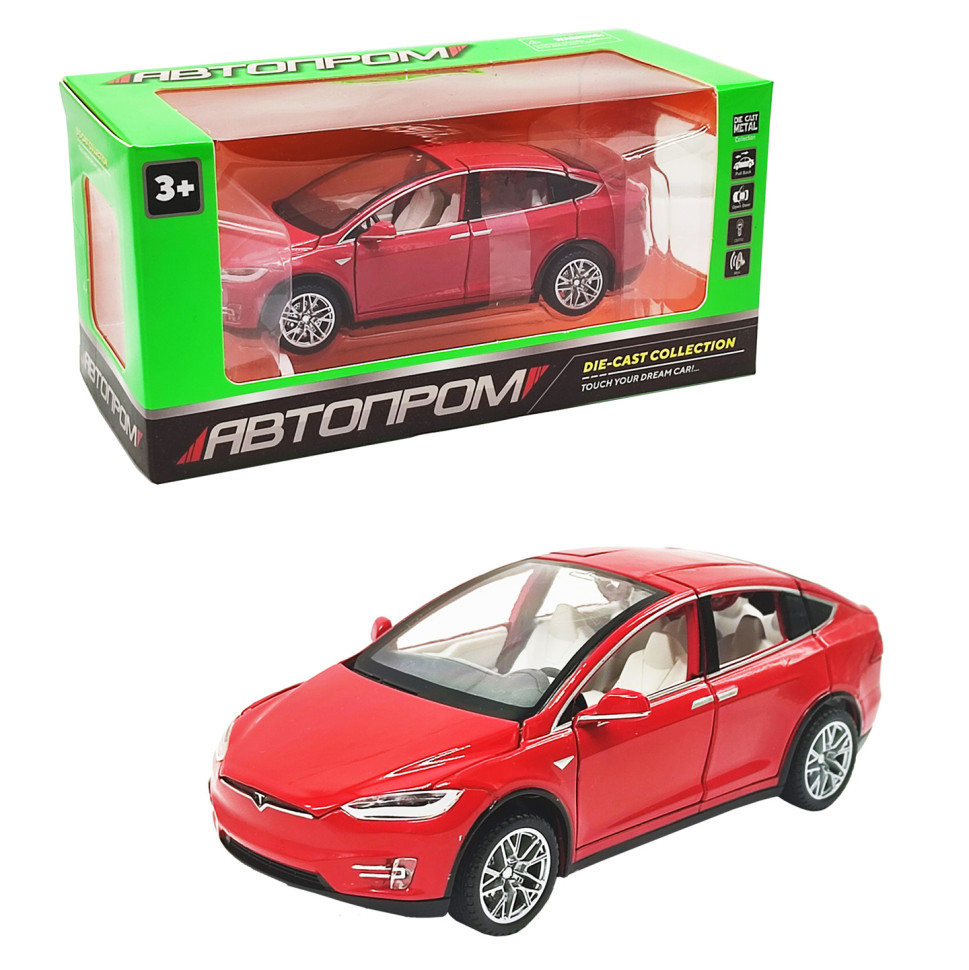 Машинка металлическая "Tesla Model X 90D" АВТОПРОМ 6603 свет, звук 1:32 (Красный)
Машинка металлическая "Tesla Model X 90D" АВТОПРОМ 6603 свет, звук 1:32 (Красный)