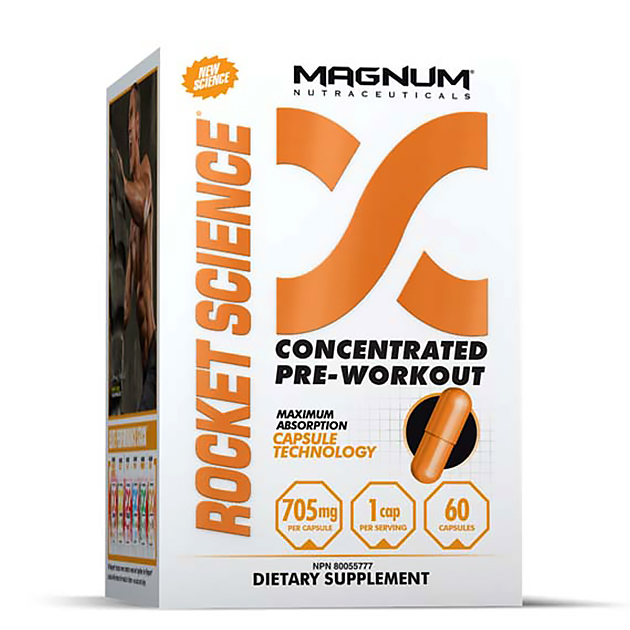 Энергетический предтринировочный комплекс Magnum Nutraceuticals Rocket Science 60 капс
Энергетический предтринировочный комплекс Magnum Nutraceuticals Rocket Science 60 капс