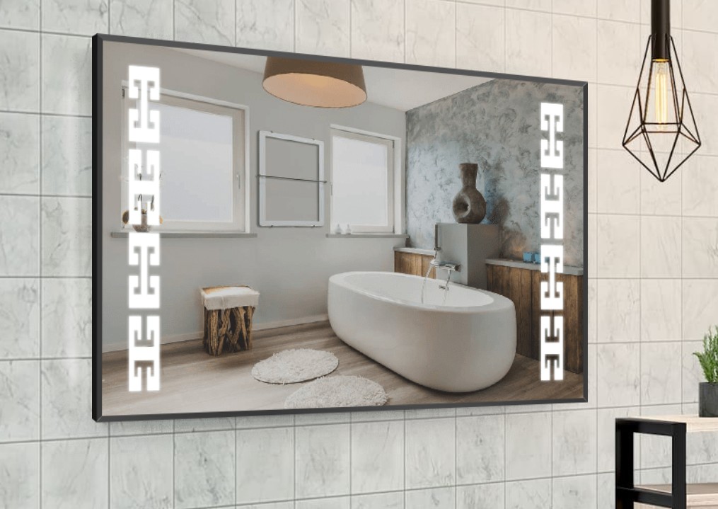 Зеркало в алюминиевой раме c LED подсветкой Smart Mirror сенсорное Andria-R 90 x 120 см Прямоугольное
Зеркало в алюминиевой раме c LED подсветкой Smart Mirror сенсорное Andria-R 90 x 120 см Прямоугольное